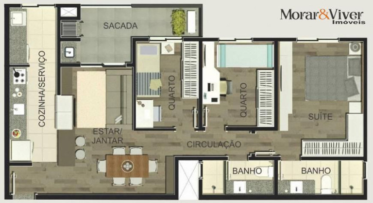 Imagem Cobertura com 3 Quartos à Venda, 154 m² em Vila Izabel - Curitiba