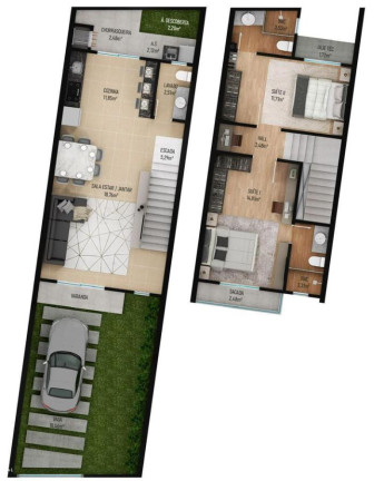 Imagem Sobrado com 2 Quartos à Venda,  em Itacolomi - Balneário Piçarras