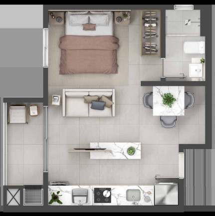 Imagem Apartamento com 3 Quartos à Venda, 58 m² em Centro - Pinhais
