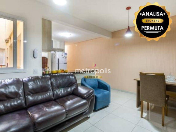 Apartamento com 2 Quartos à Venda, 100 m² em Vila Metalúrgica - Santo André