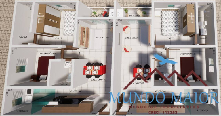 Imagem Apartamento com 2 Quartos à Venda, 54 m² em Jardim Haydee - Mauá Imagem Apartamento com 2 Quartos à Venda, 54 m² em Jardim Haydee - Mauá