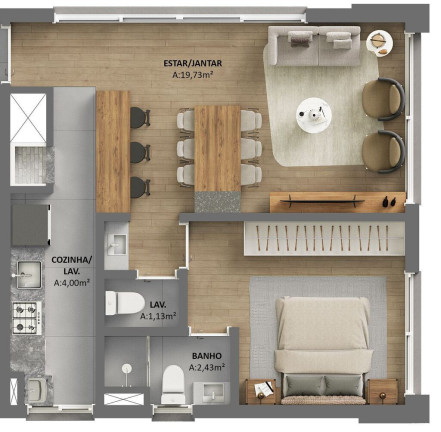 Imagem Apartamento com 1 Quarto à Venda, 59 m² em Rio Branco - Porto Alegre Imagem Apartamento com 1 Quarto à Venda, 59 m² em Rio Branco - Porto Alegre