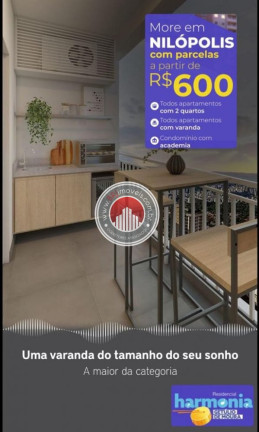 Imagem Apartamento com 2 Quartos à Venda, 46 m² em Centro - Nilopolis