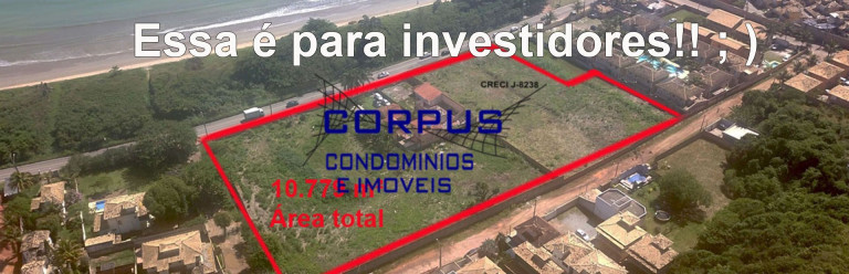 Imagem Terreno à Venda, 10.779 m² em Rasa - Cabo Frio Imagem Terreno à Venda, 10.779 m² em Rasa - Cabo Frio