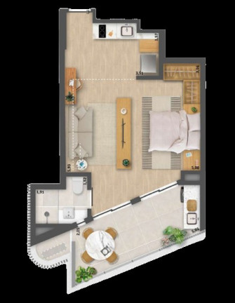 Imagem Imóvel com 2 Quartos à Venda, 43 m² em Copacabana - Rio De Janeiro Imagem Imóvel com 2 Quartos à Venda, 43 m² em Copacabana - Rio De Janeiro