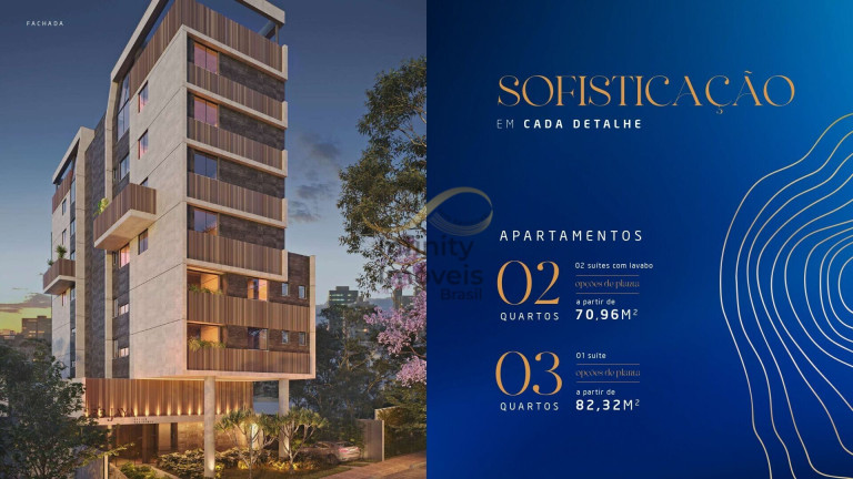 Apartamento com 2 Quartos à Venda, 71 m² em Serra - Belo Horizonte