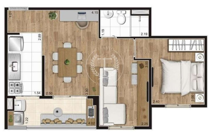 Imagem Apartamento com 2 Quartos à Venda, 45 m² em Vila Moraes - São Paulo