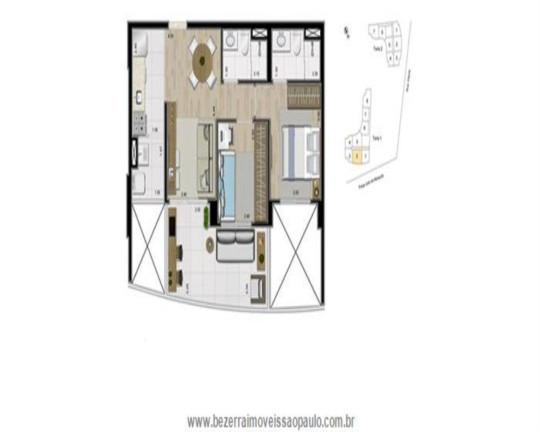 Imagem Apartamento com 2 Quartos à Venda, 62 m² em Santa Efigênia - São Paulo Imagem Apartamento com 2 Quartos à Venda, 62 m² em Santa Efigênia - São Paulo