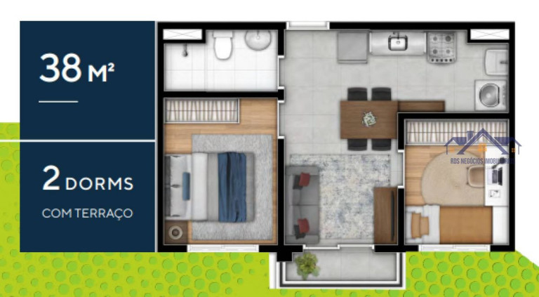 Imagem Apartamento com 2 Quartos à Venda, 50 m² em Jardim São Luís - São Paulo Imagem Apartamento com 2 Quartos à Venda, 50 m² em Jardim São Luís - São Paulo