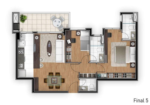 Imagem Apartamento com 2 Quartos à Venda, 91 m² em Ahú - Curitiba