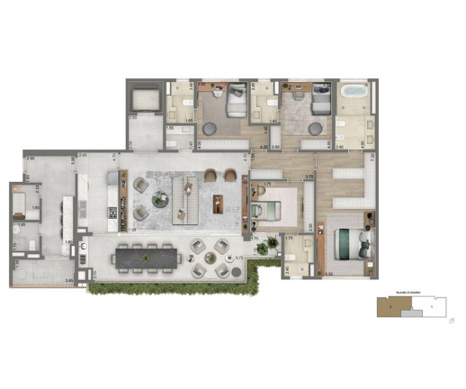 Imagem Apartamento com 4 Quartos à Venda, 399 m² em Moema - São Paulo