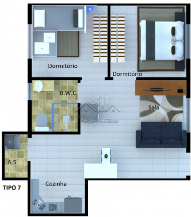 Imagem Apartamento com 2 Quartos à Venda, 35 m² em Jardim Nordeste - São Paulo