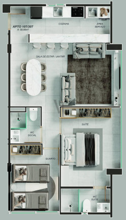 Imagem Apartamento com 2 Quartos à Venda, 49 m² em Jardim Oceania - João Pessoa Imagem Apartamento com 2 Quartos à Venda, 49 m² em Jardim Oceania - João Pessoa