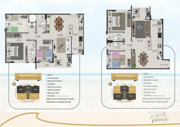 Imagem Apartamento com 2 Quartos à Venda, 84 m² em Mar Grosso - Laguna Imagem Apartamento com 2 Quartos à Venda, 84 m² em Mar Grosso - Laguna