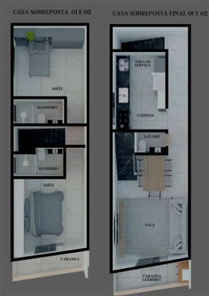 Imagem Sobrado com 2 Quartos à Venda, 430 m² em Aviação - Praia Grande Imagem Sobrado com 2 Quartos à Venda, 430 m² em Aviação - Praia Grande