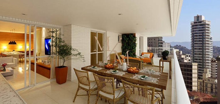 Imagem Apartamento com 4 Quartos à Venda, 177 m² em Boqueirão - Santos Imagem Apartamento com 4 Quartos à Venda, 177 m² em Boqueirão - Santos