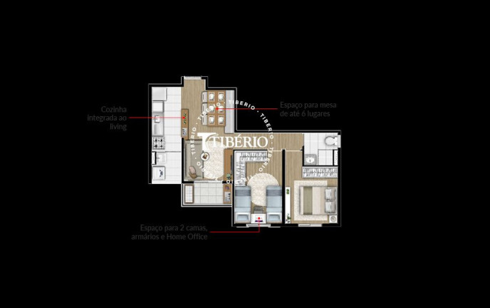 Imagem Apartamento com 2 Quartos à Venda, 50 m² em Conceição - São Paulo