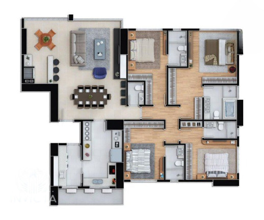 Imagem Apartamento com 4 Quartos à Venda, 165 m² em Centro - Balneário Camboriú Imagem Apartamento com 4 Quartos à Venda, 165 m² em Centro - Balneário Camboriú