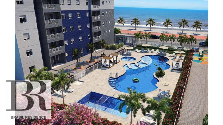 Imagem Apartamento com 1 Quarto à Venda, 47 m² em Balneario Umurama - Mongaguá
