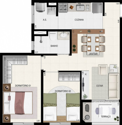 Imagem Imóvel com 2 Quartos à Venda, 55 m² em Jardim Itapark - Mauá Imagem Imóvel com 2 Quartos à Venda, 55 m² em Jardim Itapark - Mauá