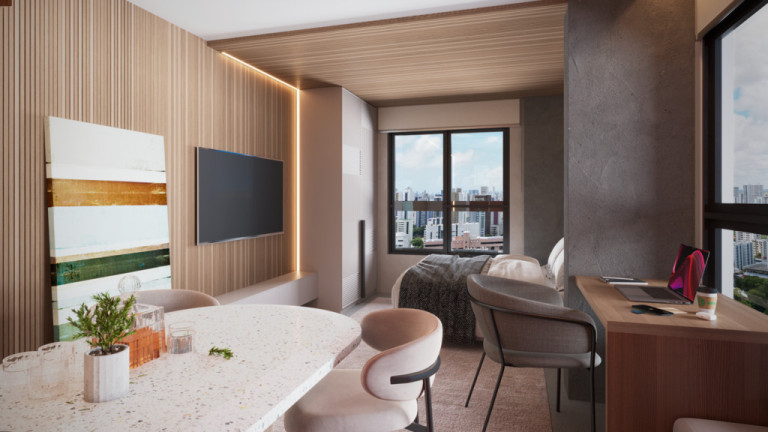 Imagem Studio com 1 Quarto à Venda, 20 m² em Encruzilhada - Recife