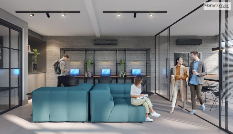 Imagem Apartamento com 1 Quarto à Venda, 30 m² em Mercês - Curitiba