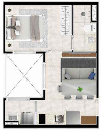 Imagem Apartamento com 1 Quarto à Venda, 26 m² em Vila Sônia - São Paulo Imagem Apartamento com 1 Quarto à Venda, 26 m² em Vila Sônia - São Paulo