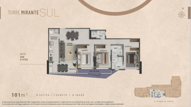 Imagem Apartamento com 3 Quartos à Venda, 96 m² em Miramar - João Pessoa