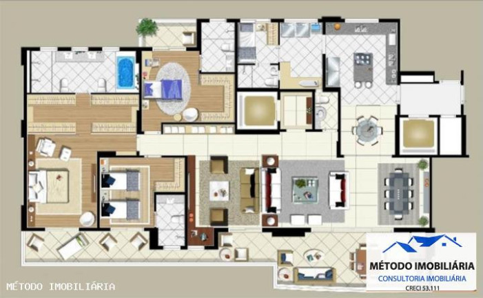 Imagem Apartamento com 4 Quartos à Venda, 230 m² em Jardim - Santo André