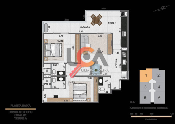 Imagem Apartamento com 1 Quarto à Venda, 52 m² em Indaiá - Caraguatatuba Imagem Apartamento com 1 Quarto à Venda, 52 m² em Indaiá - Caraguatatuba