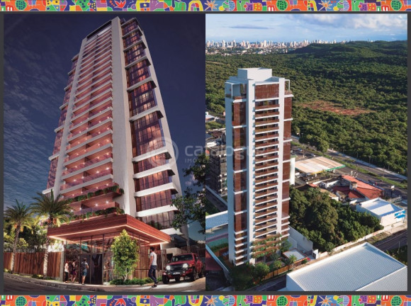 Imagem Apartamento com 3 Quartos à Venda, 146 m² em Capim Macio - Natal Imagem Apartamento com 3 Quartos à Venda, 146 m² em Capim Macio - Natal