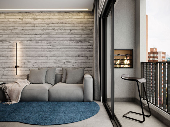 Imagem Apartamento com 1 Quarto à Venda, 22 m² em água Verde - Curitiba