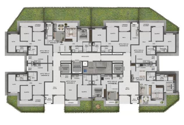 Imagem Apartamento com 1 Quarto à Venda, 47 m² em Santo Amaro - Recife