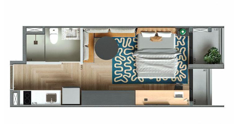 Imagem Imóvel com 1 Quarto à Venda, 25 m² em Conceição - São Paulo