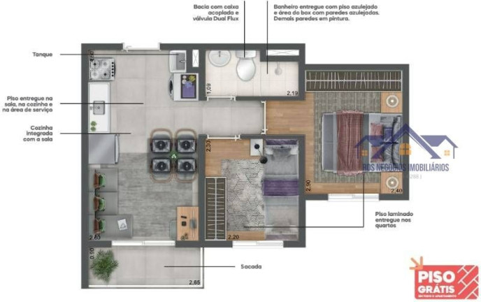 Imagem Apartamento com 2 Quartos à Venda, 35 m² em Guaiaúna - São Paulo Imagem Apartamento com 2 Quartos à Venda, 35 m² em Guaiaúna - São Paulo