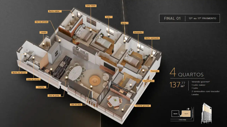 Imagem Apartamento com 3 Quartos à Venda, 85 m² em Santo Antônio - Belo Horizonte