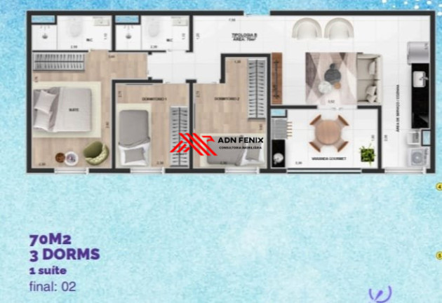 Apartamento com 2 Quartos à Venda, 55 m² em Vila Rosália - Guarulhos