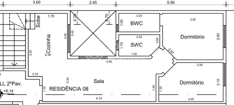 Imagem Apartamento com 2 Quartos à Venda, 46 m² em Vila Camilópolis - Santo André