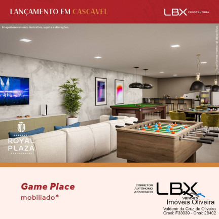Imagem Apartamento com 2 Quartos à Venda, 54 m² em Cancelli - Cascavel
