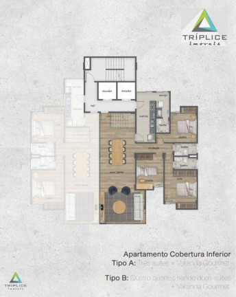 Imagem Cobertura com 4 Quartos à Venda, 250 m² em São Mateus - Juiz De Fora