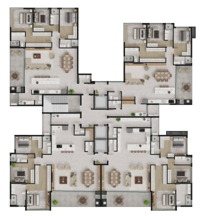 Imagem Cobertura com 3 Quartos à Venda, 270 m² em Cabral - Curitiba
