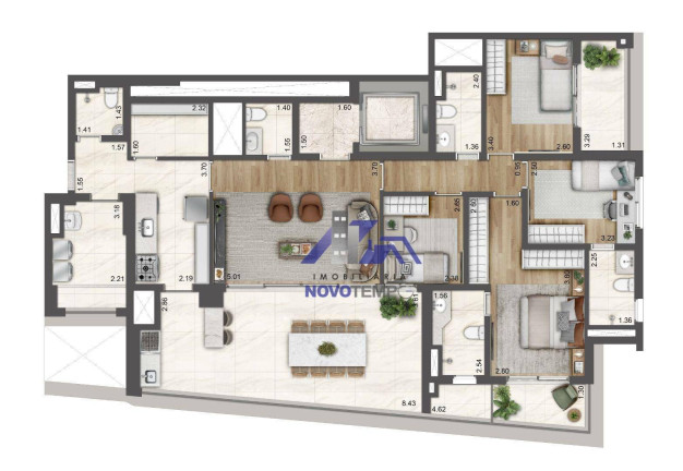 Imagem Apartamento com 4 Quartos à Venda, 162 m² em Brooklin - São Paulo