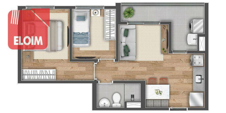 Imagem Apartamento com 2 Quartos à Venda, 37 m² em Freguesia Do ó - São Paulo
