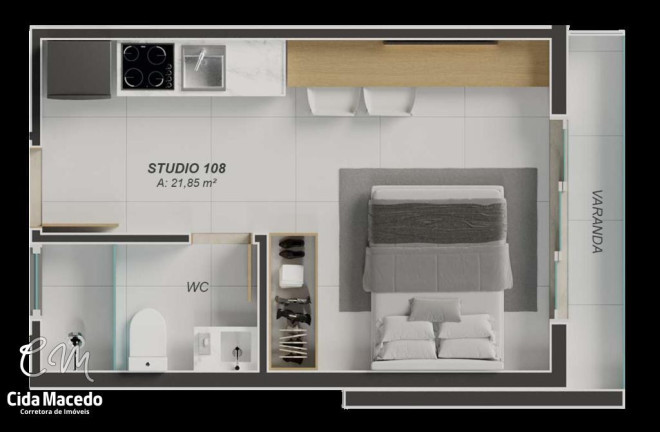 Imagem Apartamento com 1 Quarto à Venda, 36 m² em Aeroclube - João Pessoa