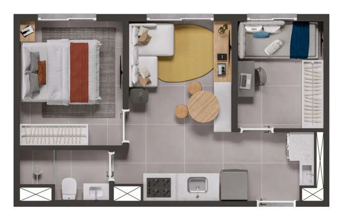 Imagem Apartamento com 2 Quartos à Venda, 38 m² em Ipiranga - São Paulo