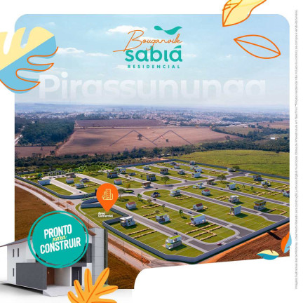 Imagem Terreno à Venda, 200 m² em Residencial Bouganville Sabiá - Pirassununga