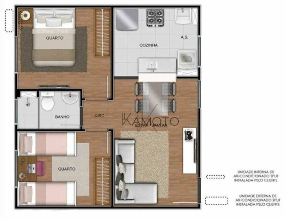 Imagem Apartamento com 2 Quartos à Venda, 39 m² em Jardim Europa - Suzano Imagem Apartamento com 2 Quartos à Venda, 39 m² em Jardim Europa - Suzano