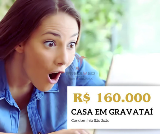 Casa com 2 Quartos à Venda, 63 m² em Loteamento Vila Rica - Gravataí