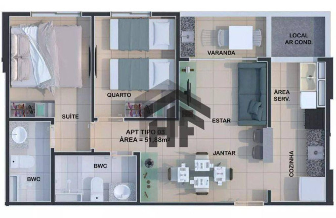 Imagem Apartamento com 2 Quartos à Venda, 61 m² em Candeias - Jaboatão Dos Guararapes Imagem Apartamento com 2 Quartos à Venda, 61 m² em Candeias - Jaboatão Dos Guararapes