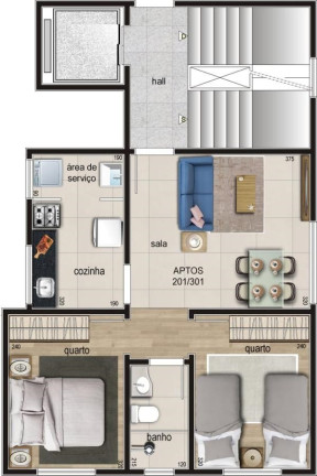 Imagem Cobertura com 2 Quartos à Venda, 42 m² em Santa Terezinha - Belo Horizonte